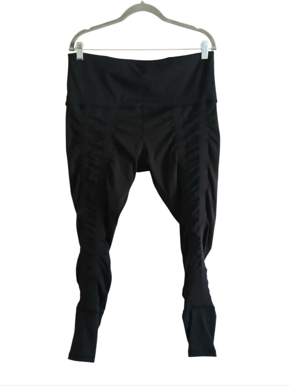 Sweetflexx High Rise Resistance Band Compression Leggings 14 Black Sculpt